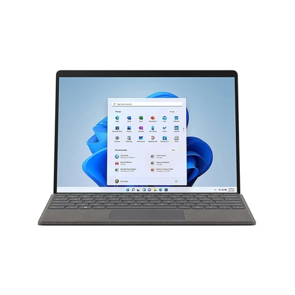لپ تاپ تبلتی مایکروسافت Surface Pro 8 با پردازنده Core i5-1145G7، رم ۸ گیگابایت و حافظه SSD ۲۵۶ گیگابایت